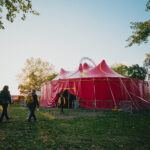 High resolution photo of the tent